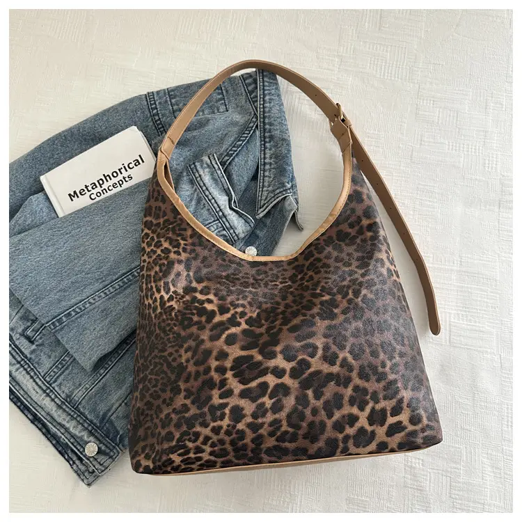 Leopard Print Large Underarm Bag for Women 2026 — feature 11