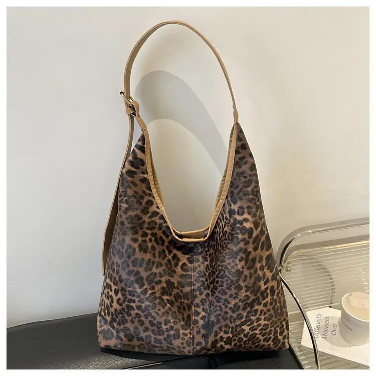 Leopard Print Large Underarm Bag for Women 2026 — feature 13