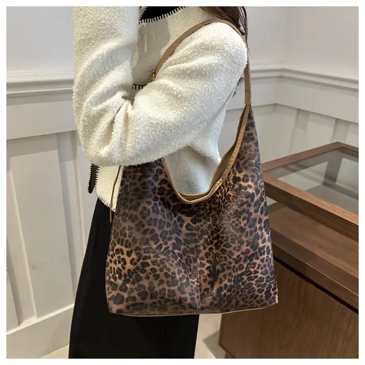 Leopard Print Large Underarm Bag for Women 2026 — feature 26
