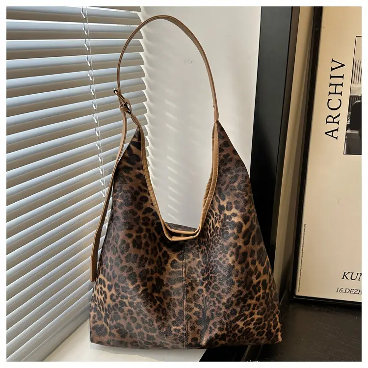 Leopard Print Large Underarm Bag for Women 2026 — feature 33