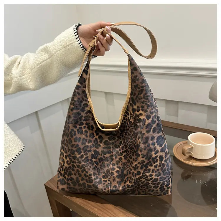 Leopard Print Large Underarm Bag for Women 2026 — feature 37