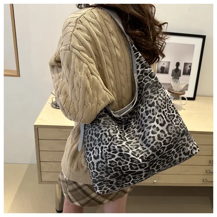 Leopard Print Large Underarm Bag for Women 2026 — feature 42