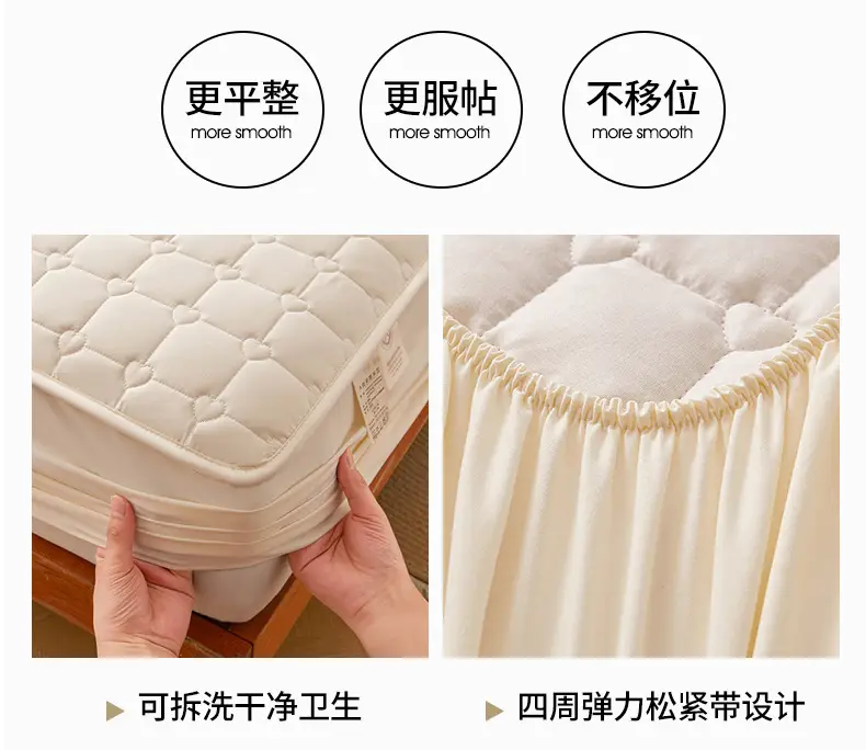 Class A waterproof urinalysis bed hat single piece padded Simmons mattress protector dustproof bed sheet bedspread bed cover — feature 23