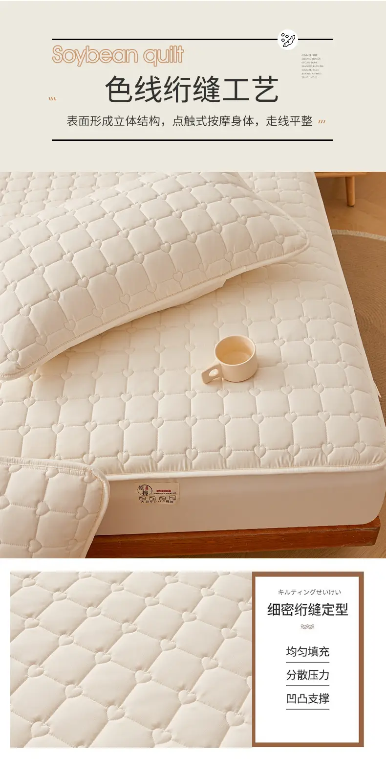 Class A waterproof urinalysis bed hat single piece padded Simmons mattress protector dustproof bed sheet bedspread bed cover — feature 25