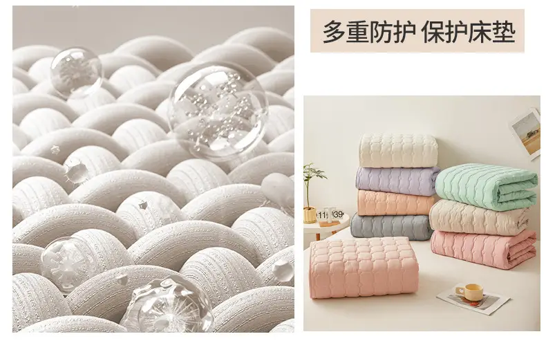 Class A waterproof urinalysis bed hat single piece padded Simmons mattress protector dustproof bed sheet bedspread bed cover — feature 8