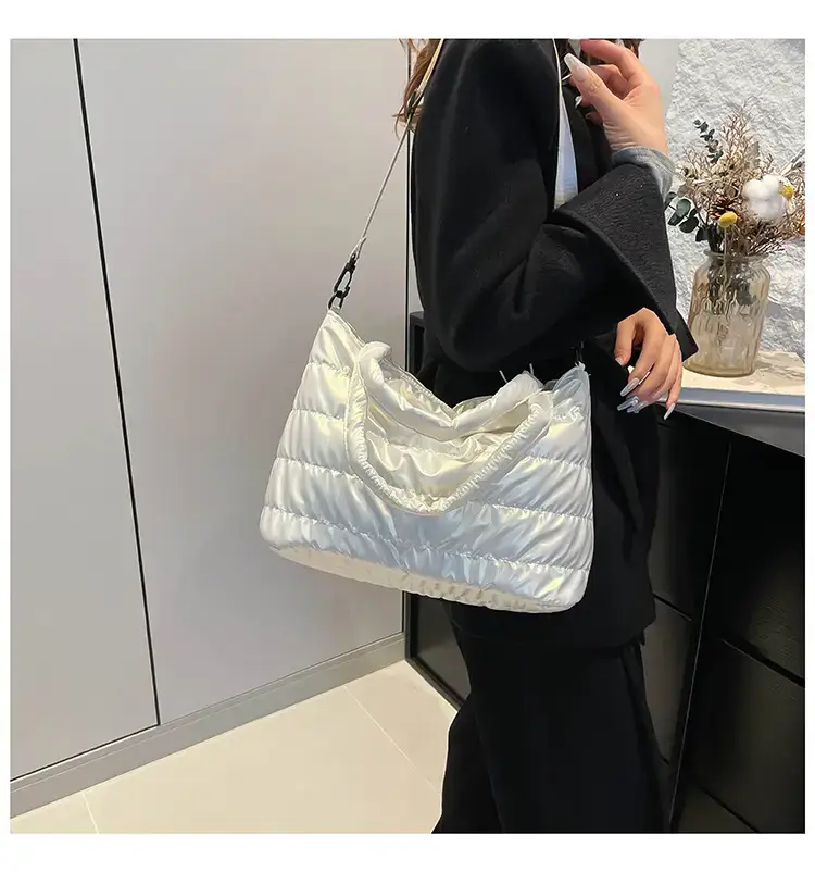 Pink Cotton Shoulder Bag 2024 Winter Fashion — feature 11