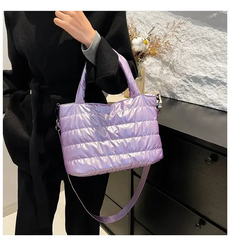 Pink Cotton Shoulder Bag 2024 Winter Fashion — feature 15