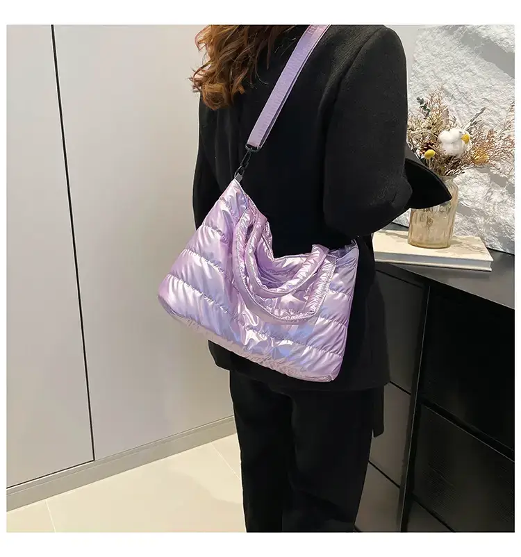 Pink Cotton Shoulder Bag 2024 Winter Fashion — feature 17