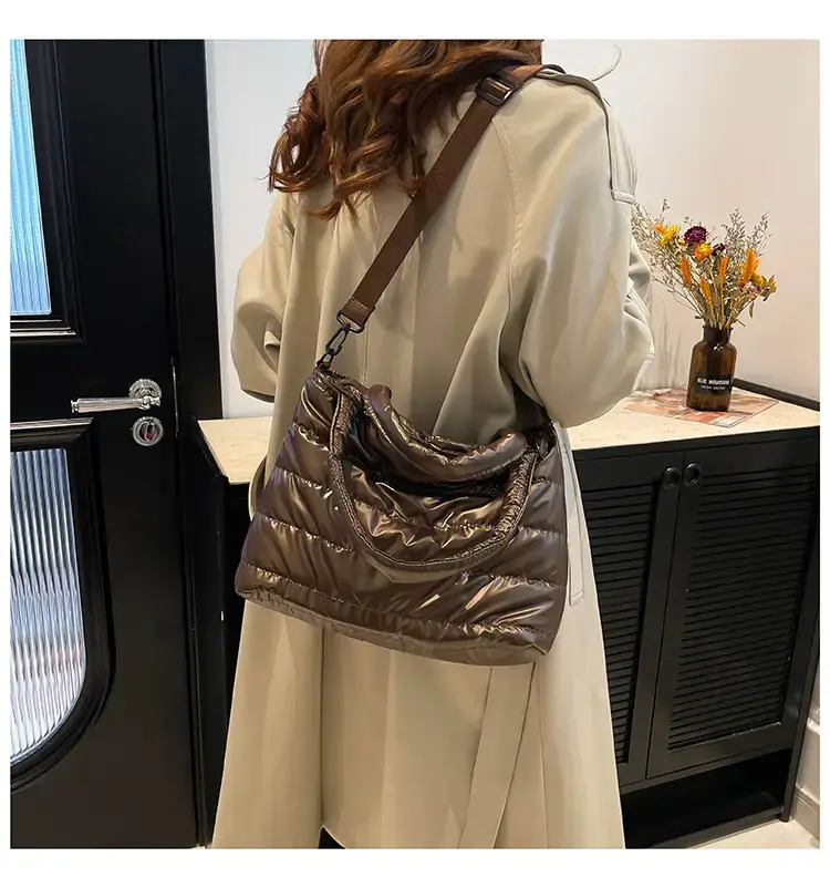 Pink Cotton Shoulder Bag 2024 Winter Fashion — feature 18