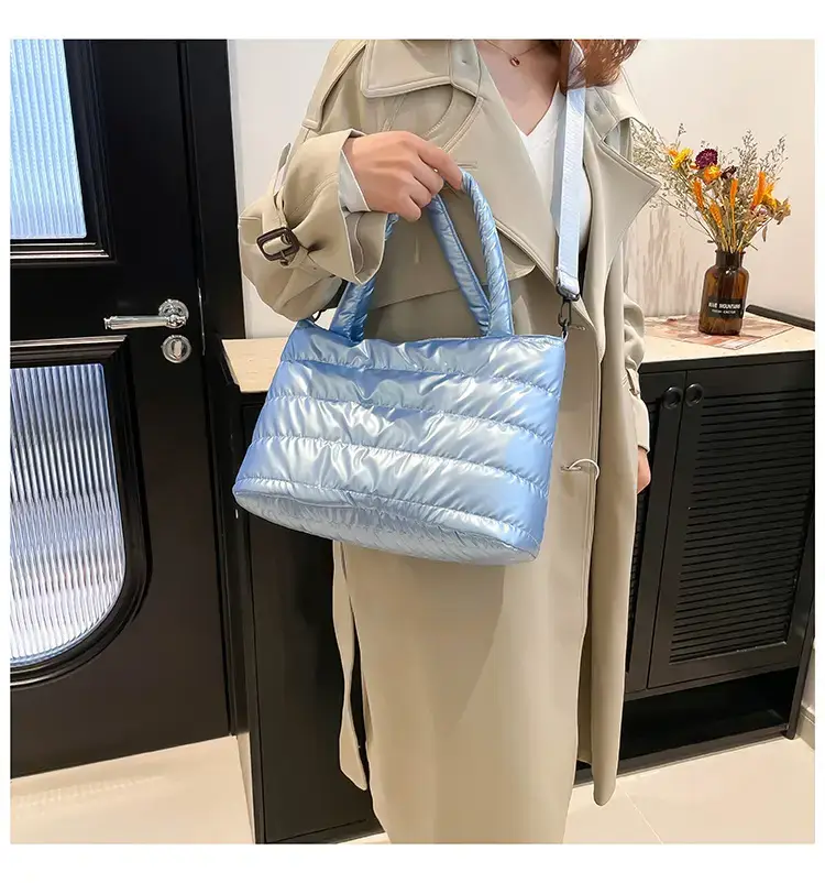 Pink Cotton Shoulder Bag 2024 Winter Fashion — feature 22