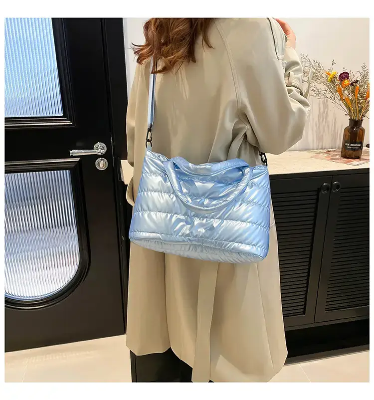 Pink Cotton Shoulder Bag 2024 Winter Fashion — feature 23