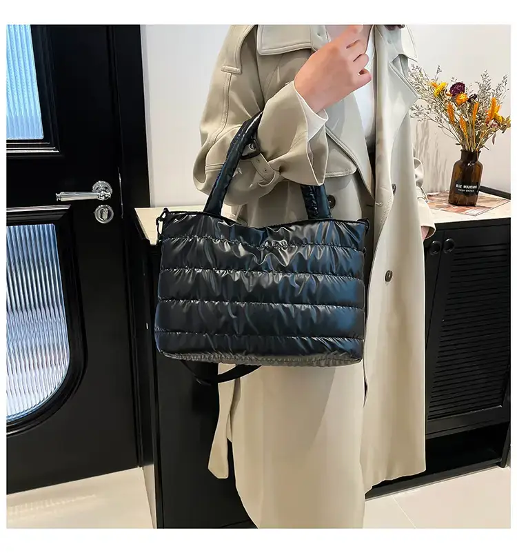 Pink Cotton Shoulder Bag 2024 Winter Fashion — feature 24