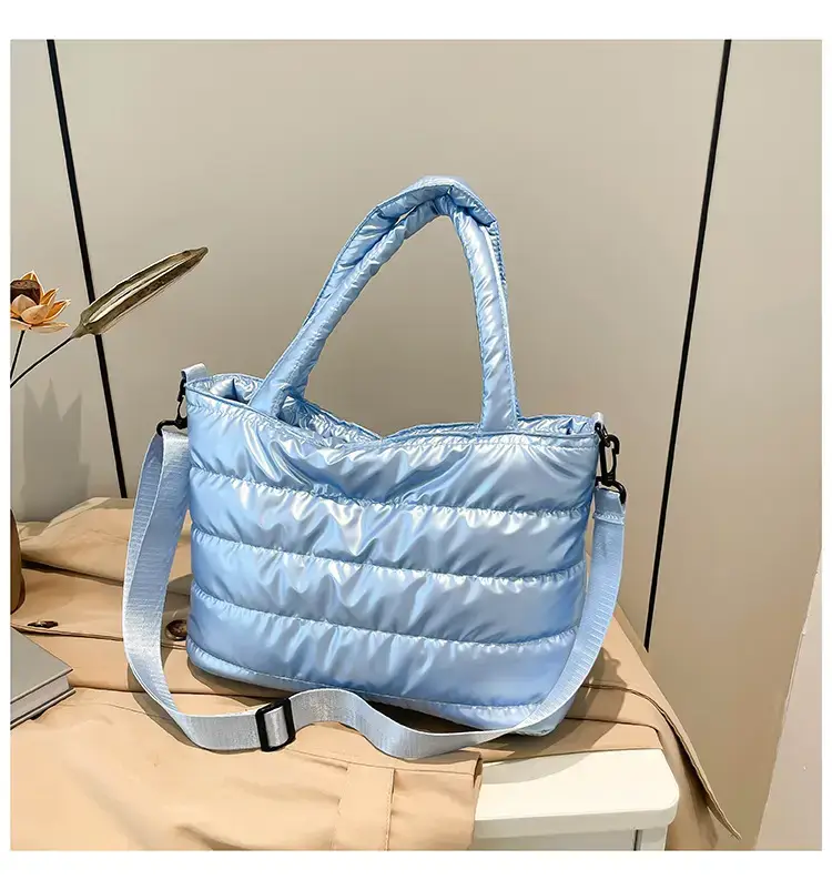Pink Cotton Shoulder Bag 2024 Winter Fashion — feature 27