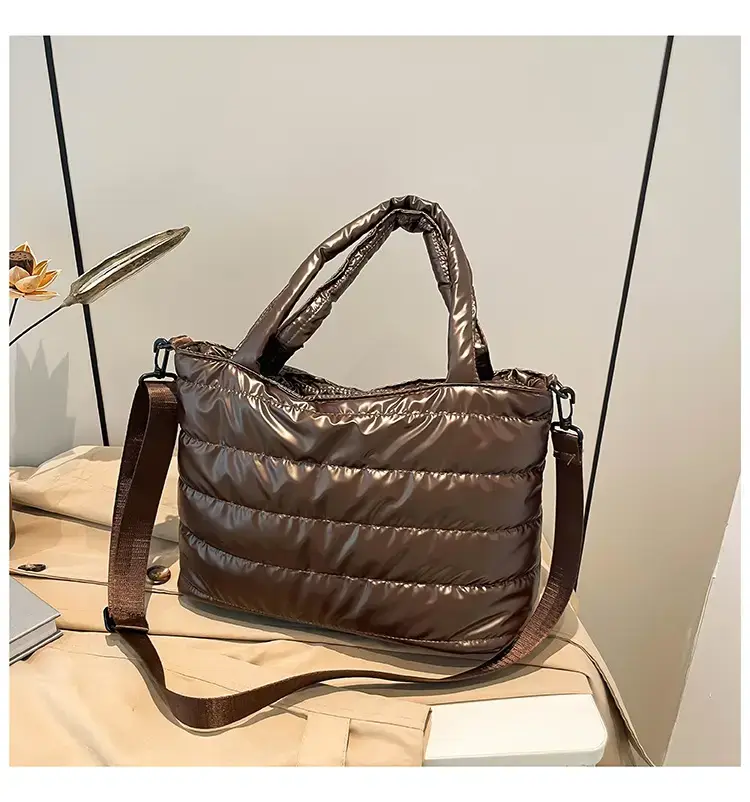Pink Cotton Shoulder Bag 2024 Winter Fashion — feature 28
