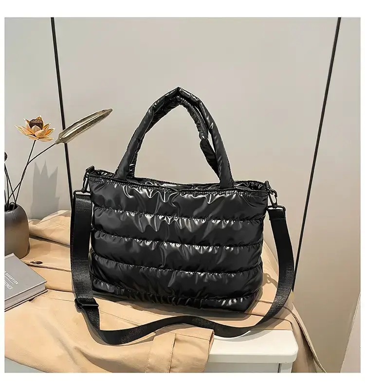 Pink Cotton Shoulder Bag 2024 Winter Fashion — feature 29