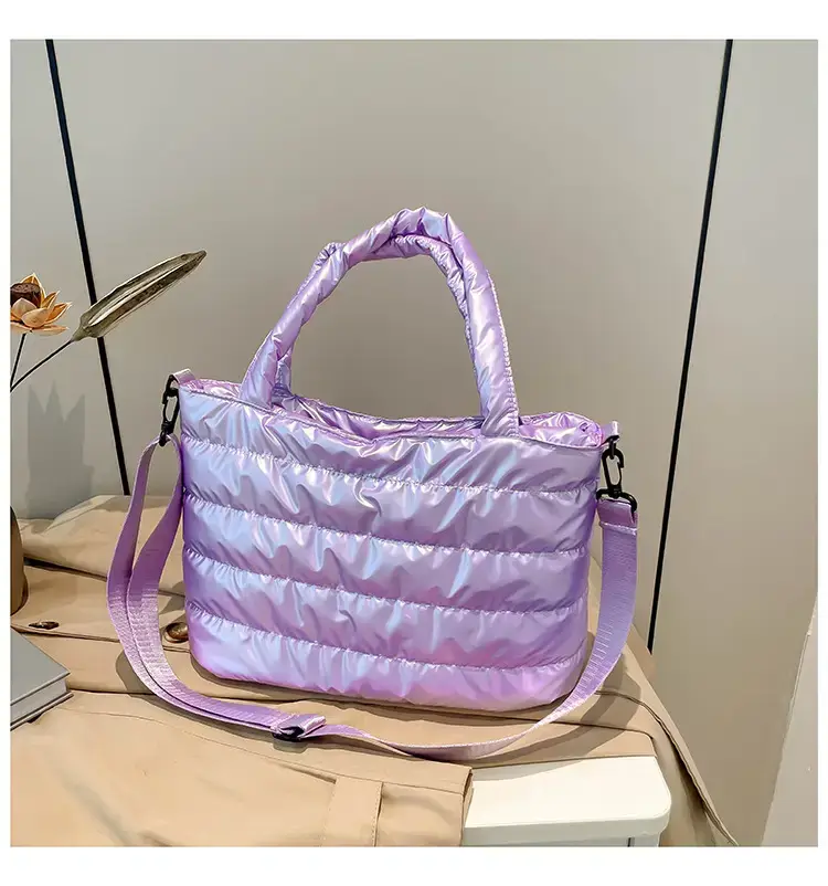 Pink Cotton Shoulder Bag 2024 Winter Fashion — feature 30