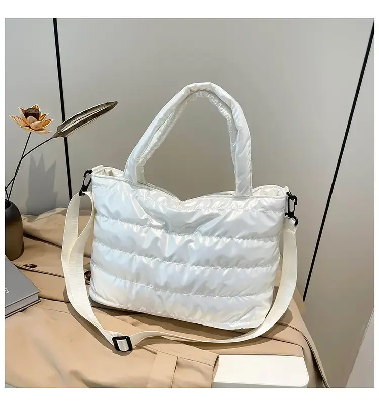 Pink Cotton Shoulder Bag 2024 Winter Fashion — feature 32