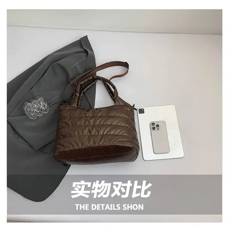Pink Cotton Shoulder Bag 2024 Winter Fashion — feature 5