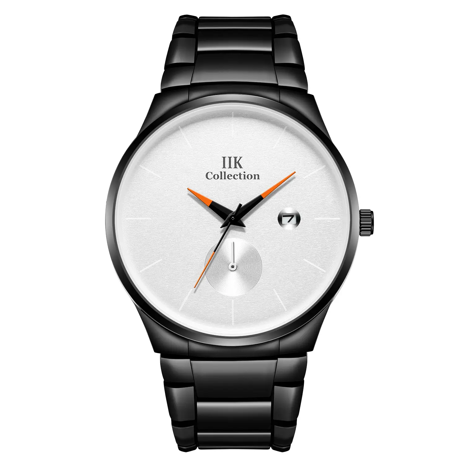 IIK Men's Stainless Steel Quartz Watch Blue Dial - Image 2