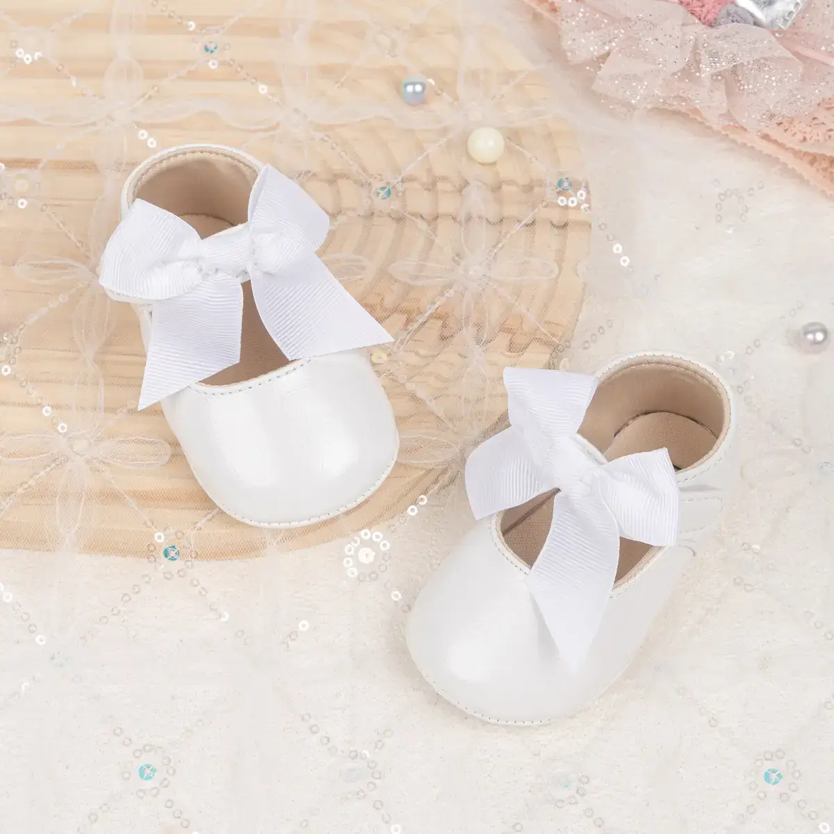 Black Bow Baby Shoes for Toddlers Anti-Slip Rubber — feature 11