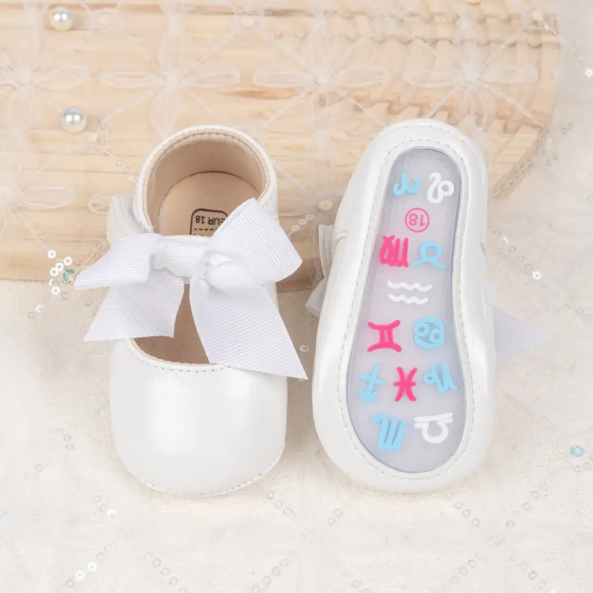 Black Bow Baby Shoes for Toddlers Anti-Slip Rubber — feature 12