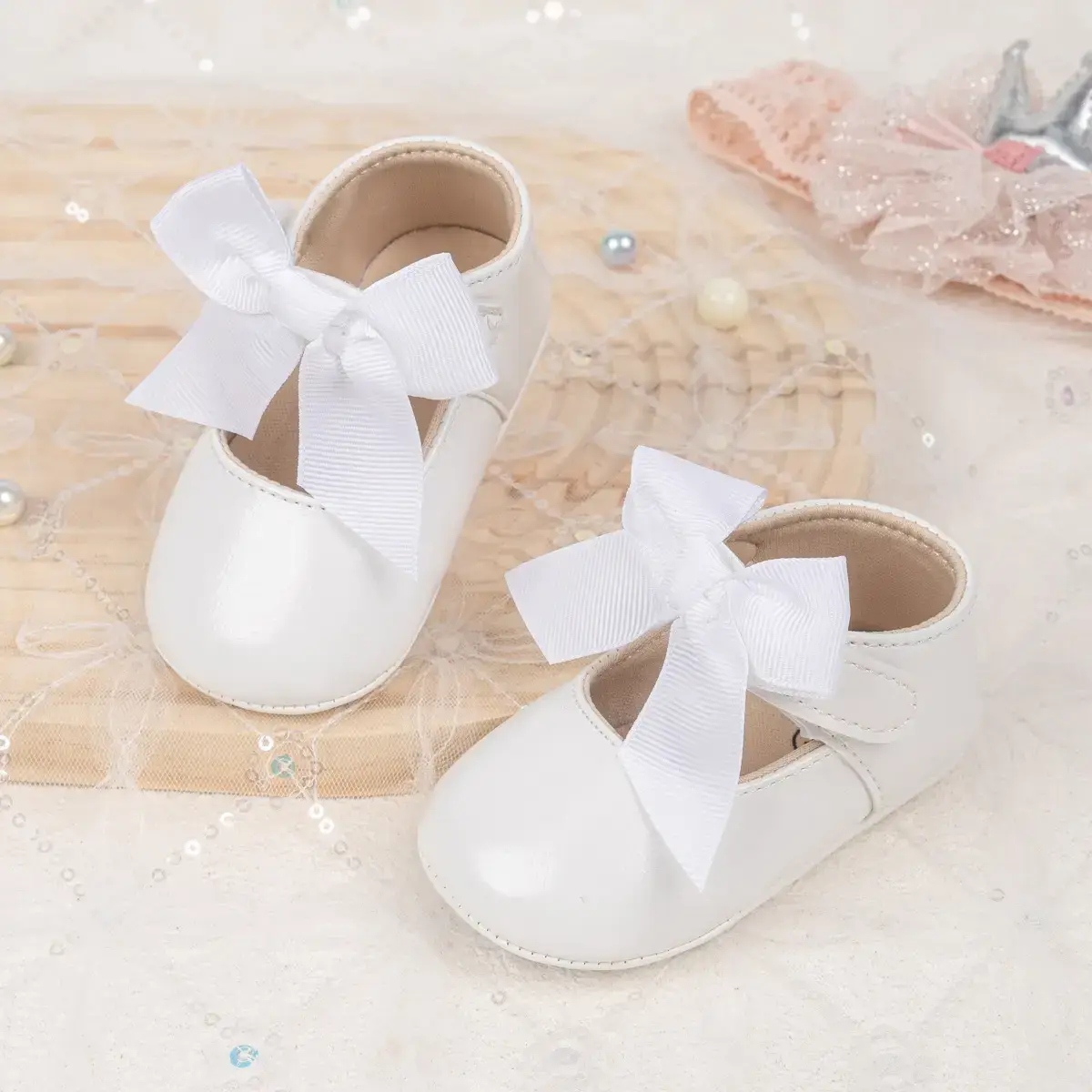 Black Bow Baby Shoes for Toddlers Anti-Slip Rubber — feature 13