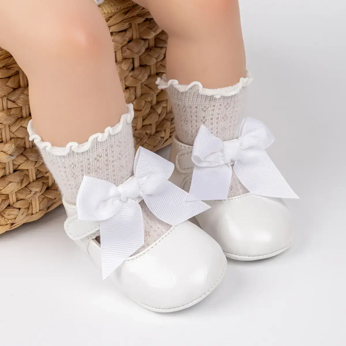 Black Bow Baby Shoes for Toddlers Anti-Slip Rubber — feature 14