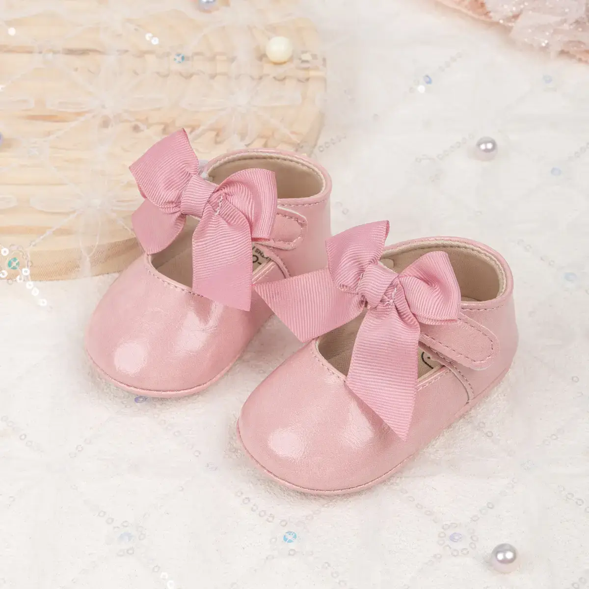 Black Bow Baby Shoes for Toddlers Anti-Slip Rubber — feature 15