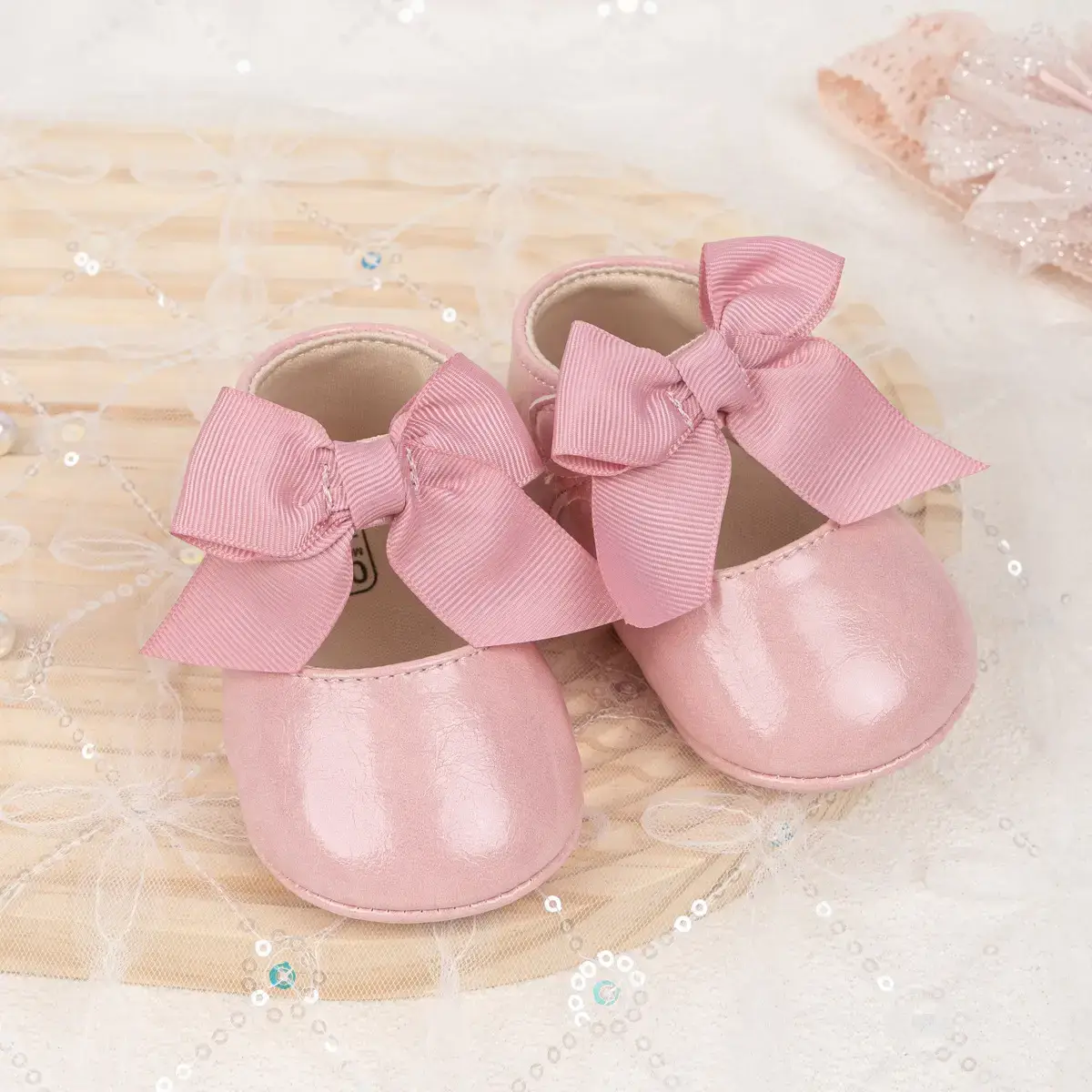 Black Bow Baby Shoes for Toddlers Anti-Slip Rubber — feature 17