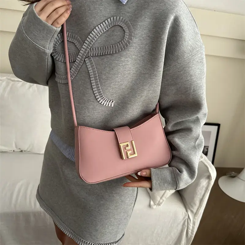 Pink FPU Shoulder Bag for Women Winter 2024 - Image 7