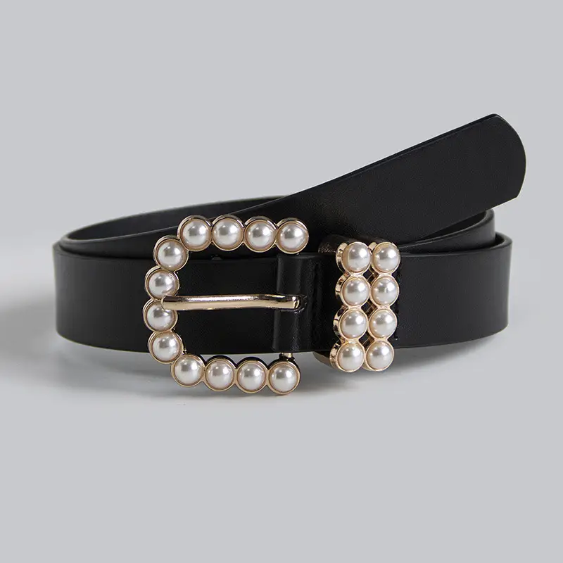 Elegant Pearl Buckle Belt for Women — feature 3