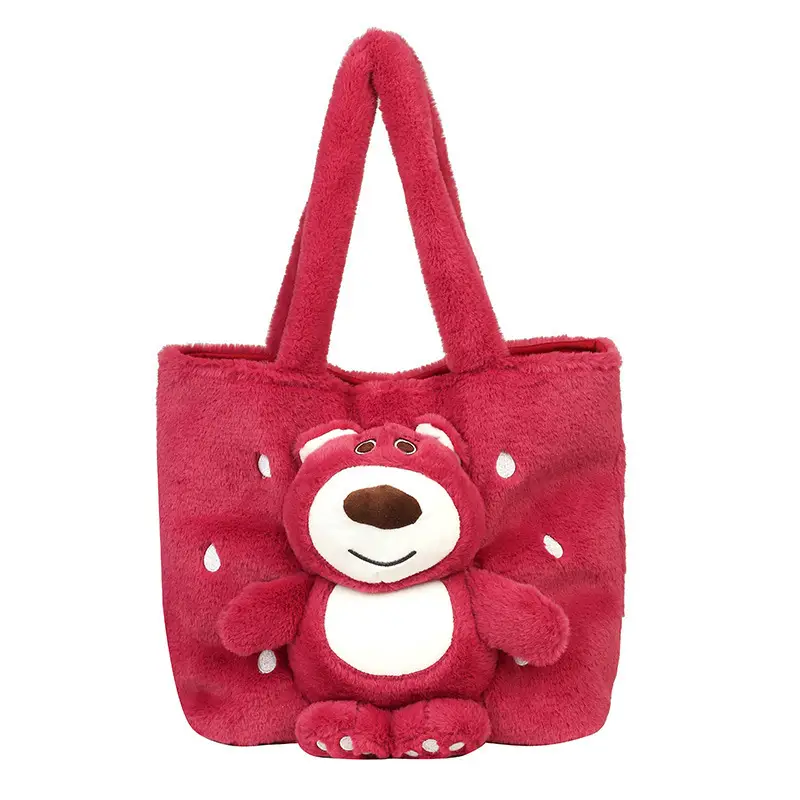 Cute Cartoon Tote Bag for Girls, Green Textured, Large Capacity — feature 19