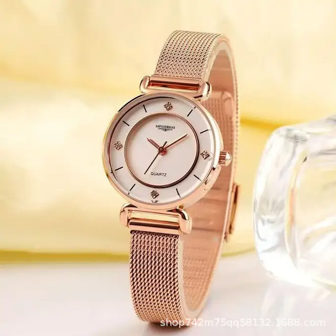 Women's Ultra-Thin Diamond Studded Quartz Watch — feature 10