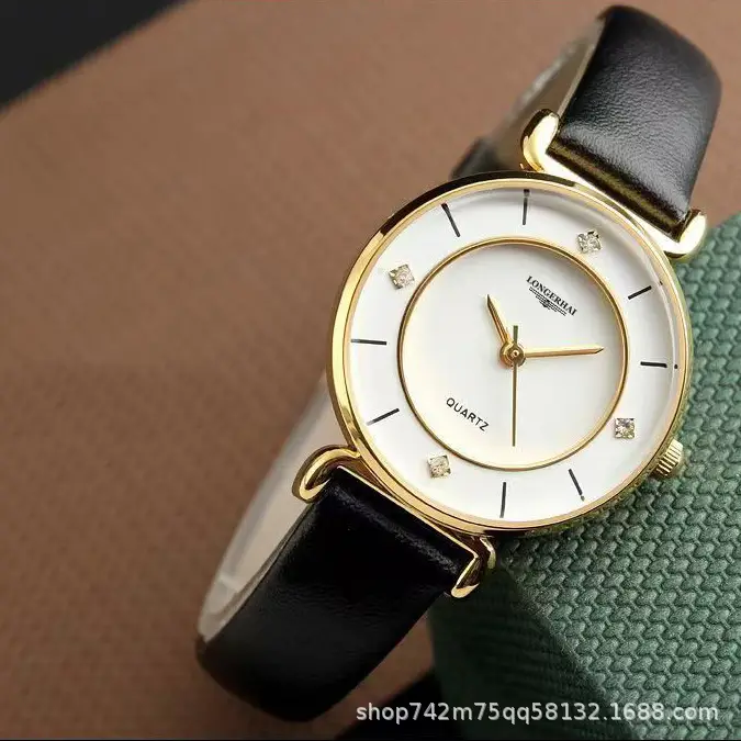 Women's Ultra-Thin Diamond Studded Quartz Watch — feature 2