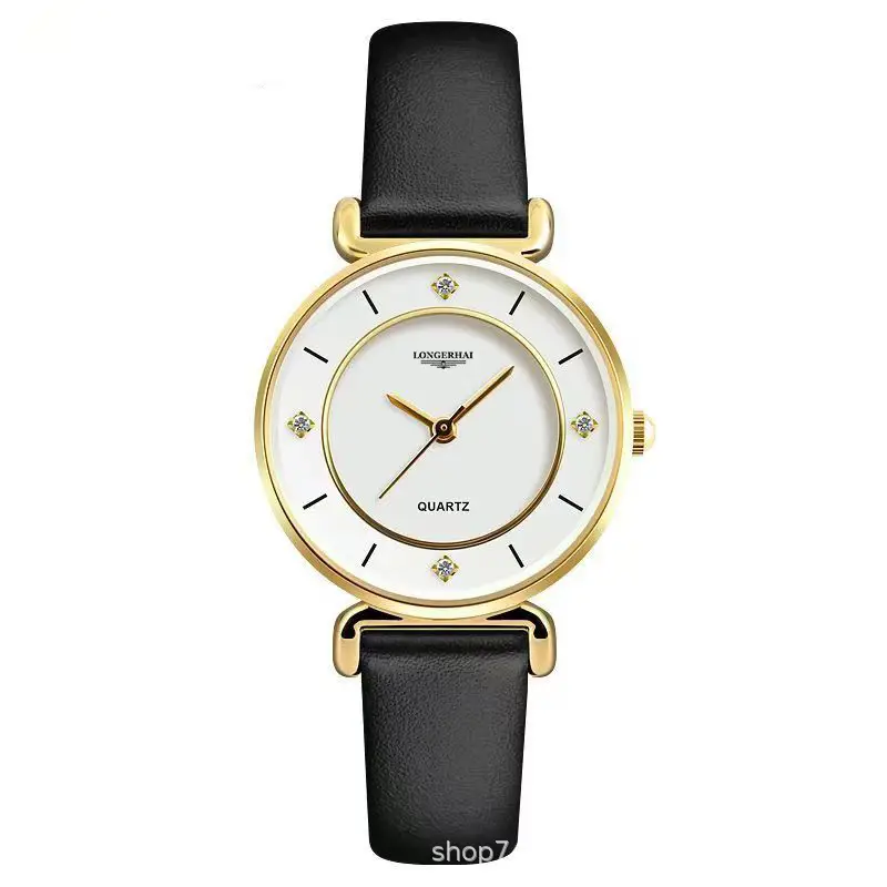 Women's Ultra-Thin Diamond Studded Quartz Watch — feature 5
