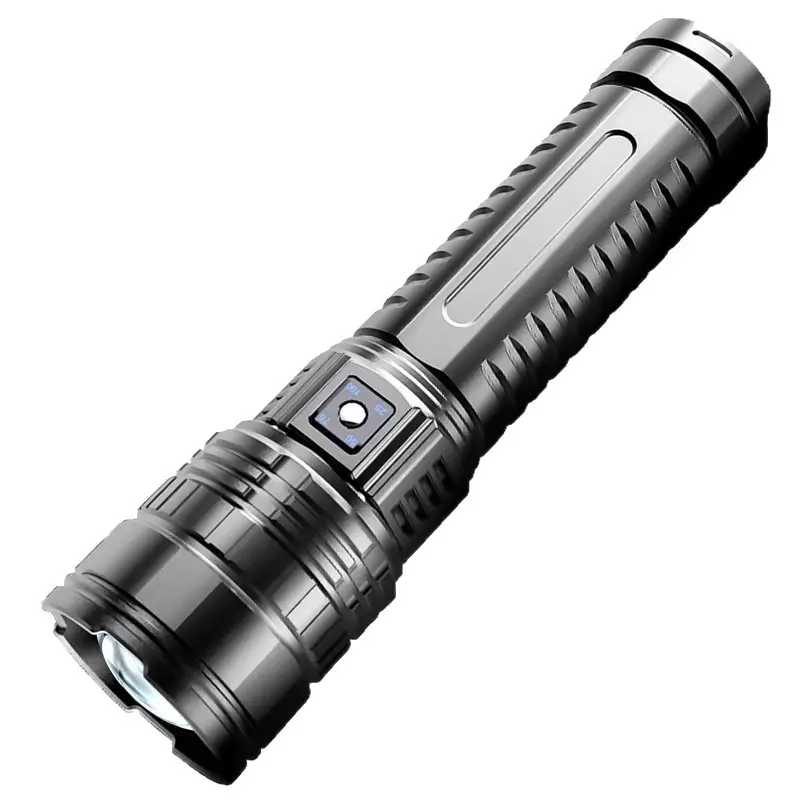 Rechargeable Laser Cannon Flashlight for Outdoor Use