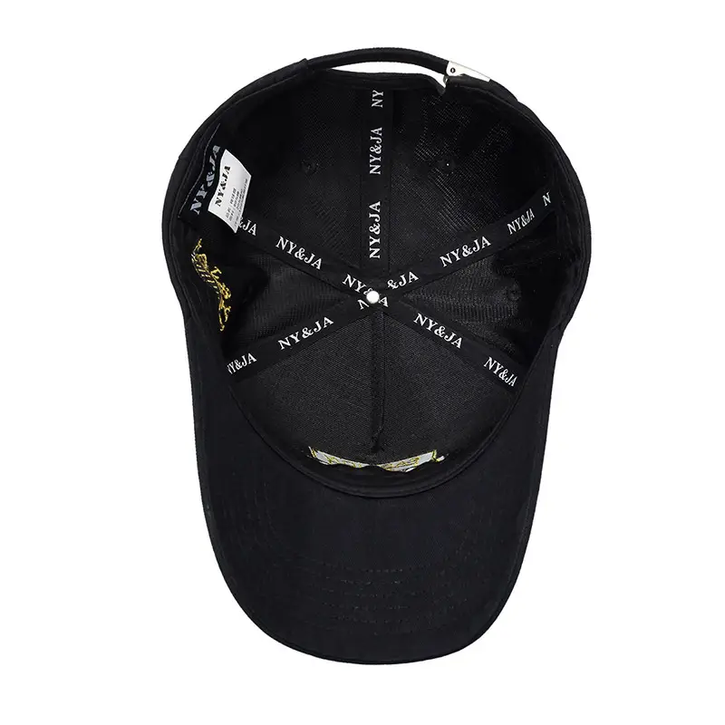 Men's Navy Embroidered Baseball Cap NY&JA Design - Image 10