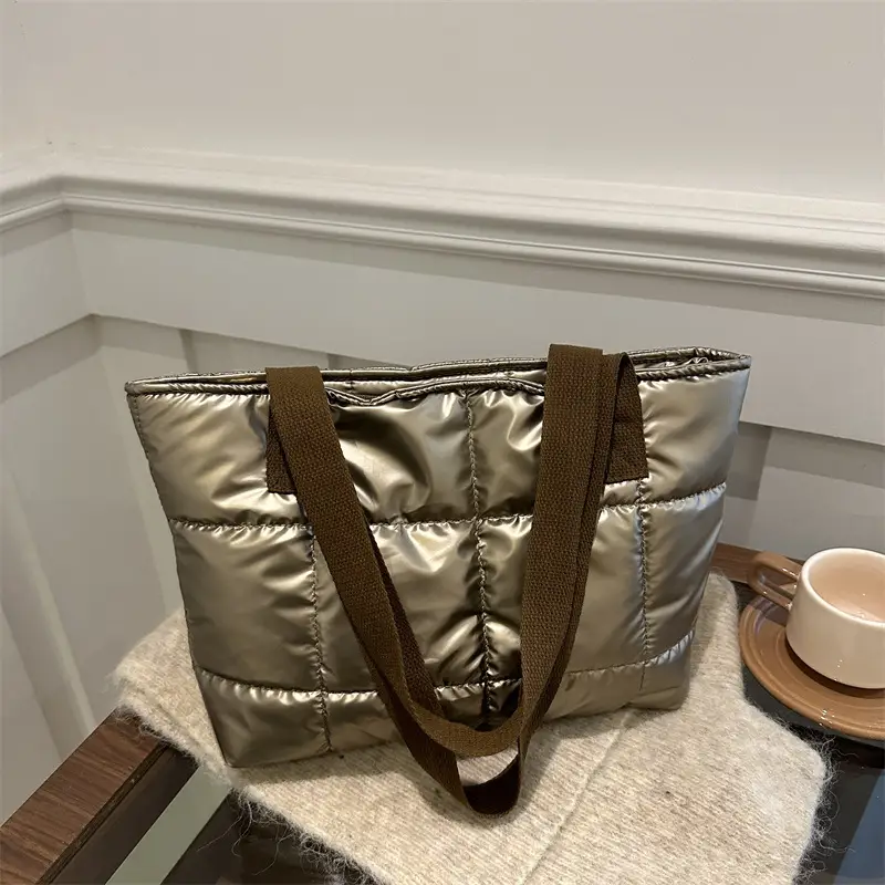 2024 Silver Crossbody Bag Women Korean Style Large Capacity - Image 6
