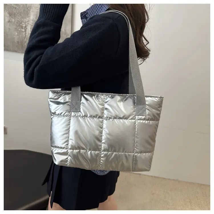 2024 Silver Crossbody Bag Women Korean Style Large Capacity — feature 10