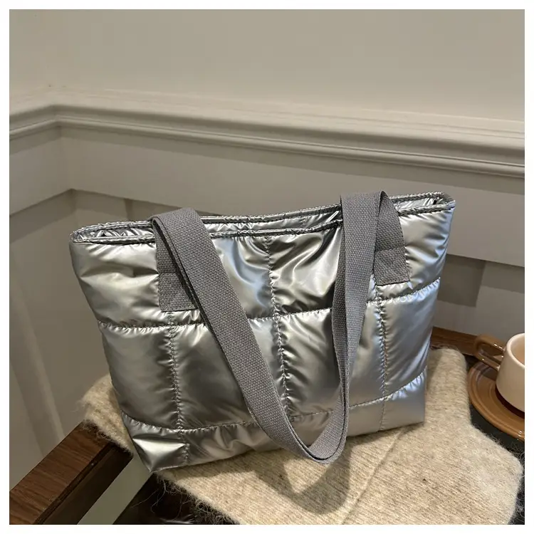2024 Silver Crossbody Bag Women Korean Style Large Capacity — feature 20