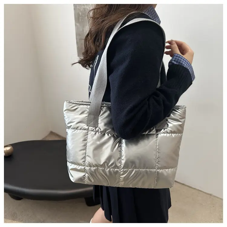2024 Silver Crossbody Bag Women Korean Style Large Capacity — feature 8