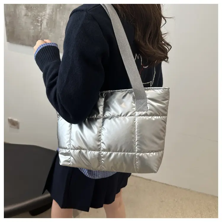2024 Silver Crossbody Bag Women Korean Style Large Capacity — feature 9
