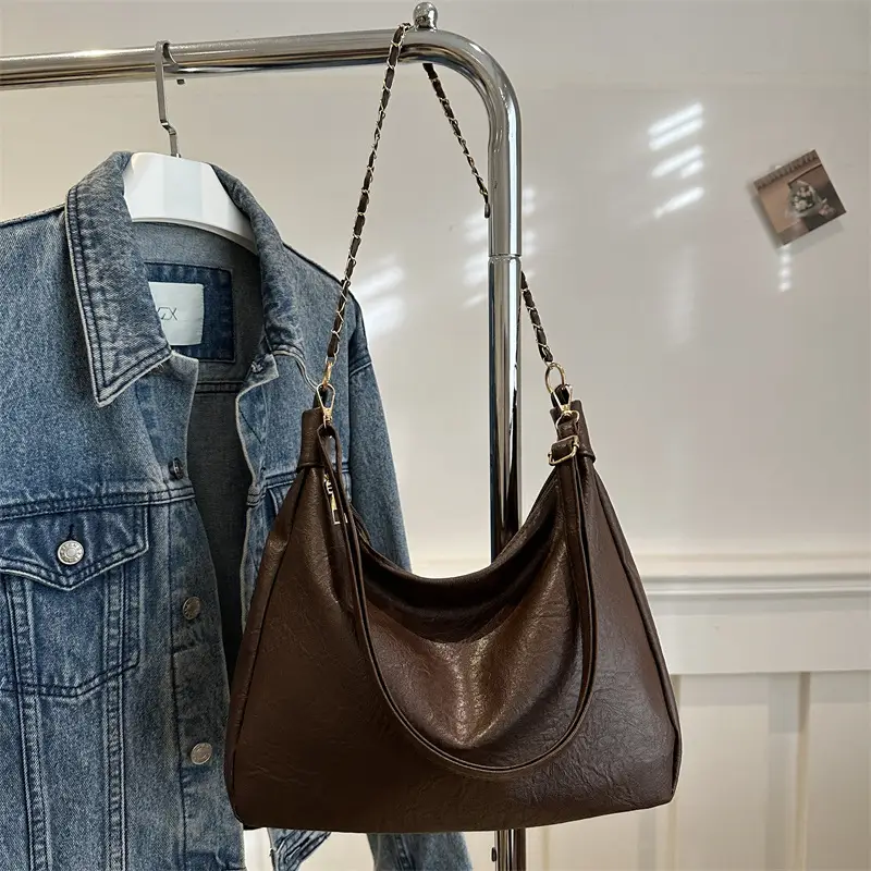 Brown Chain Crossbody Bag for Women 2024 - Image 5