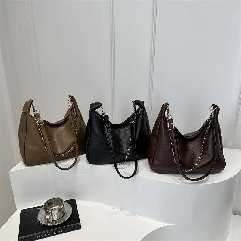 Brown Chain Crossbody Bag for Women 2024 - Image 6