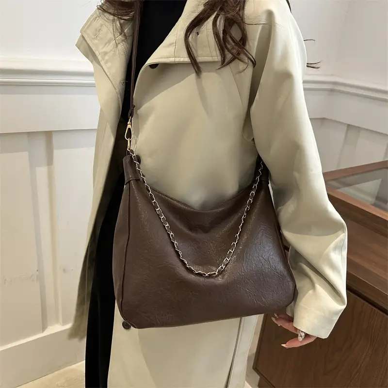 Brown Chain Crossbody Bag for Women 2024 - Image 7