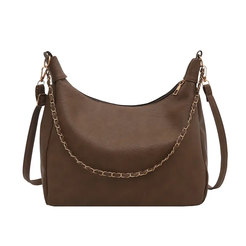 Brown Chain Crossbody Bag for Women 2024 - Image 2