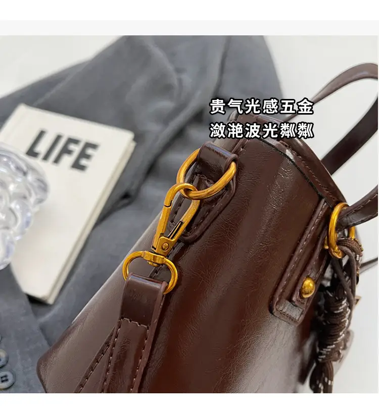 Black Crossbody Shoulder Bag Women 2024 Autumn — feature 8
