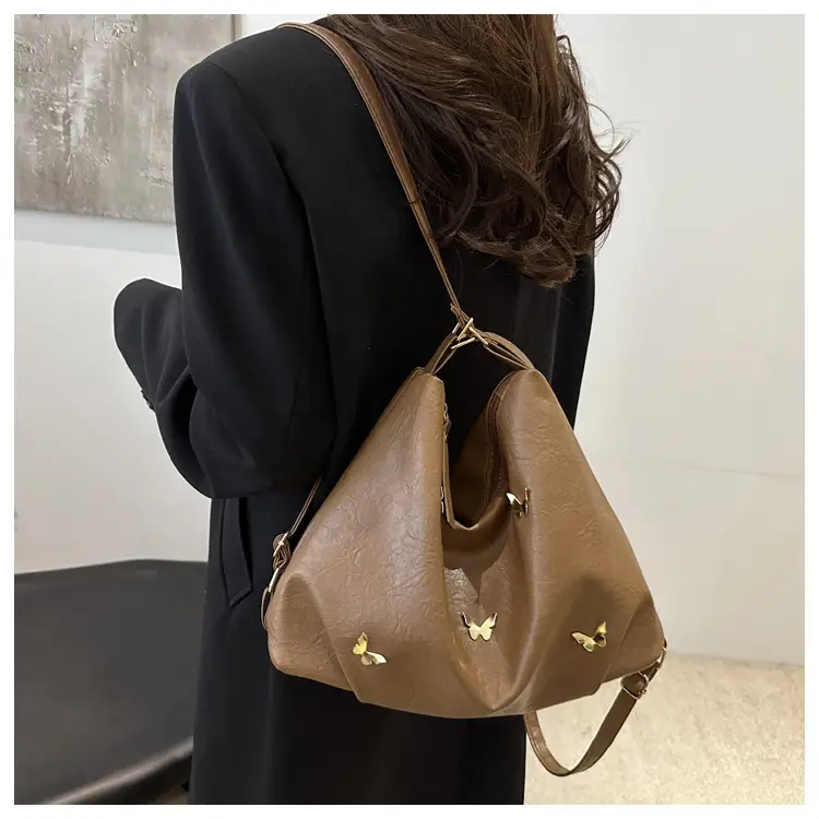 Black Butterfly Embroidered Tote Bag for Women — feature 10