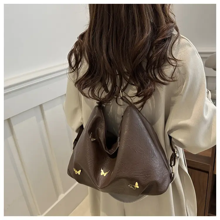 Black Butterfly Embroidered Tote Bag for Women — feature 14