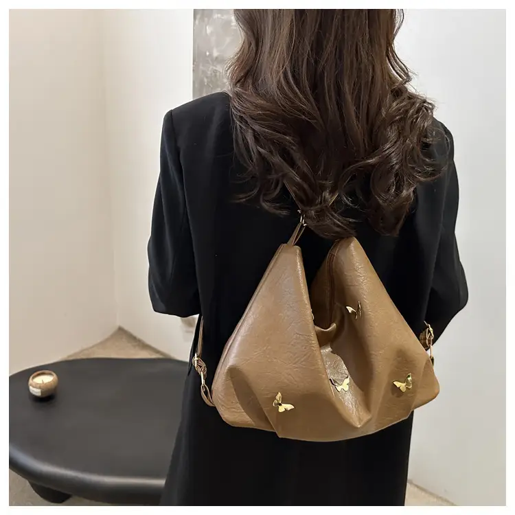 Black Butterfly Embroidered Tote Bag for Women — feature 8